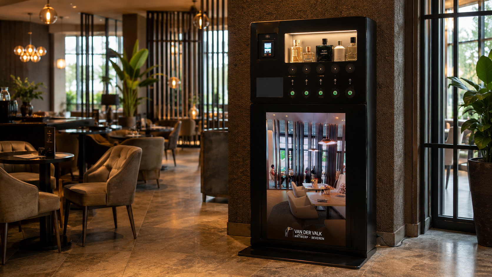 Premium TRACE | EFFELLE installation in luxury hotel lobby